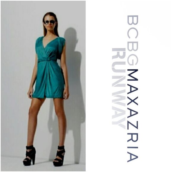 BCBG MaxAzria "Jade" Runway Stretch Mini Dress- Sz XXS - Picture 2 of 11